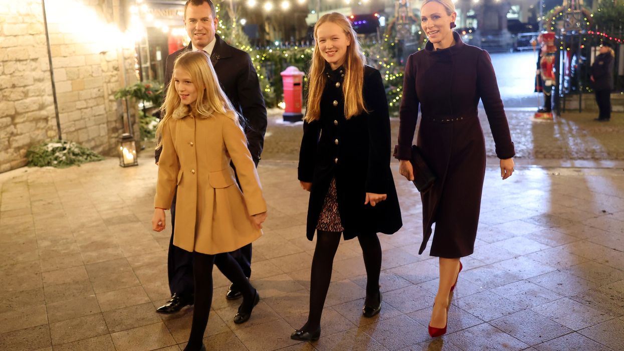 Savannah Phillips, Peter Phillips, Isla Phillips and Zara Tindall
