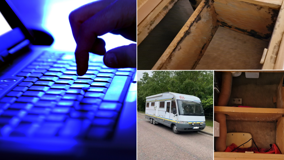 Scammer stock/Photos of the campervan