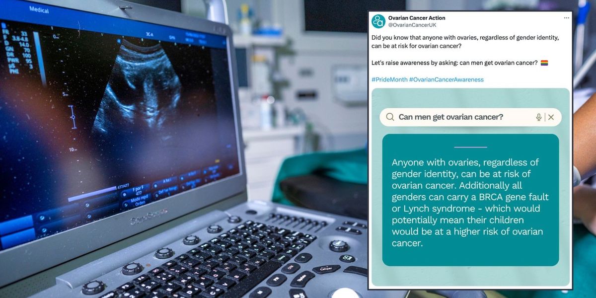 NextImg:Ovarian cancer awareness group spark fury after claiming MEN can get disease