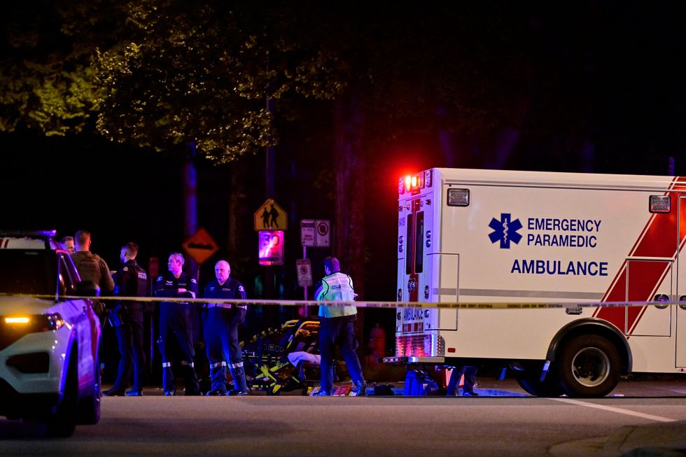 Scene of ramming