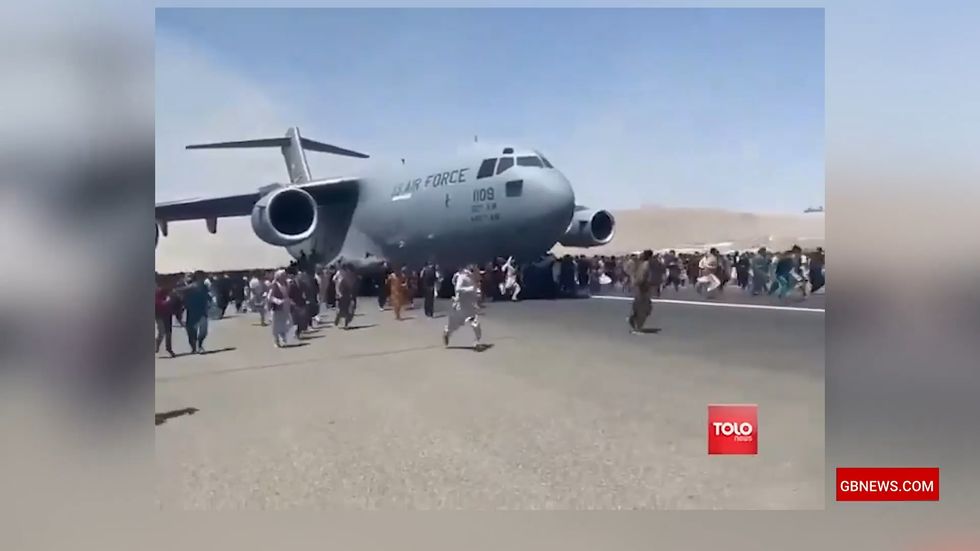 Scenes in 2021 showed thousands of Afghans trying to flee the country after the Taliban took back power