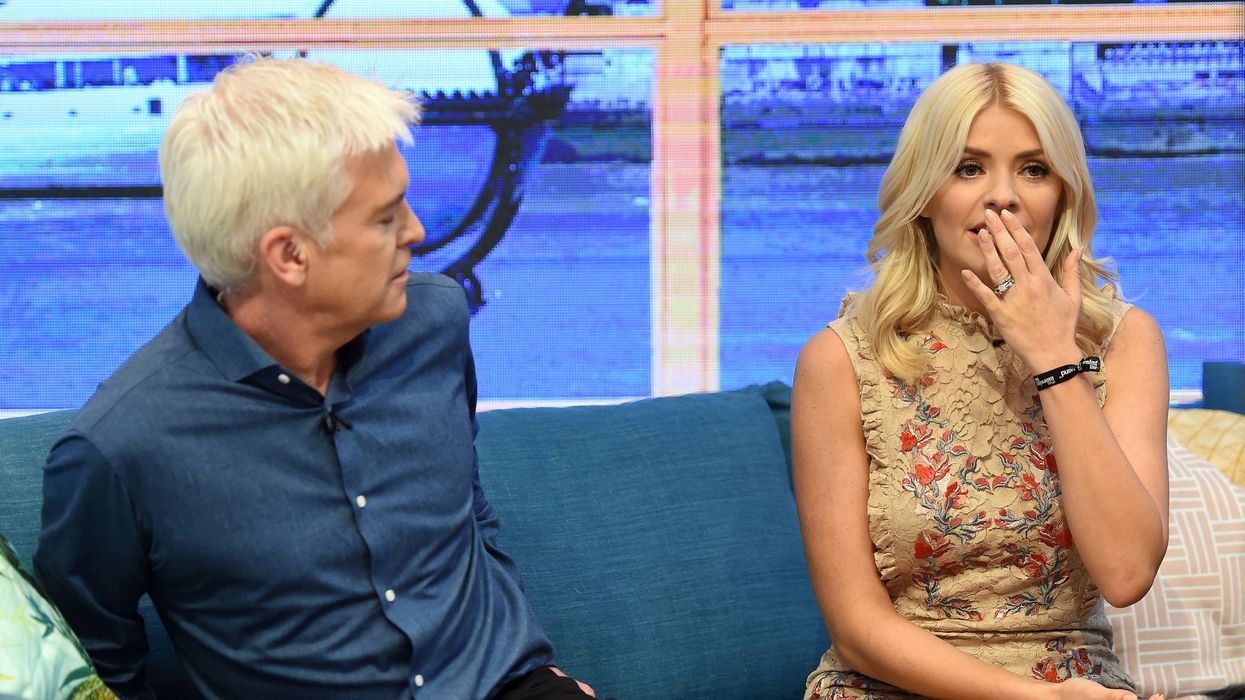 Schofield and Willoughby on the sofa