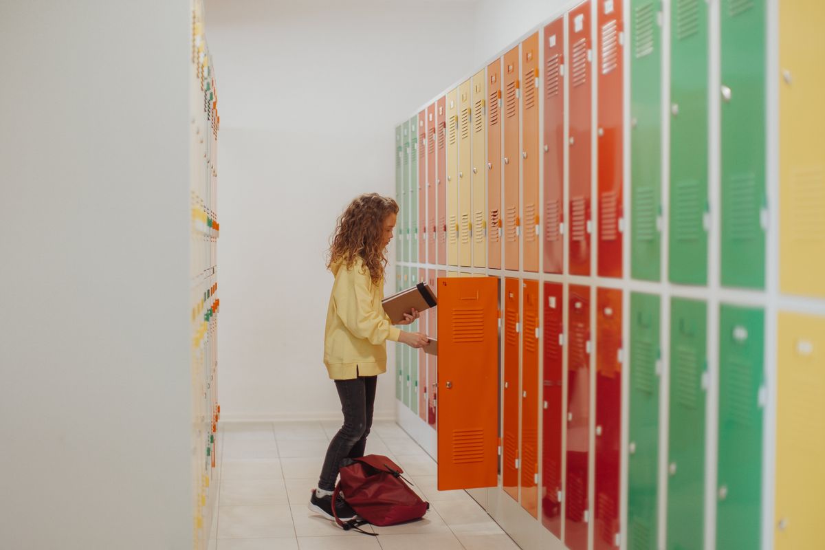 School changing room