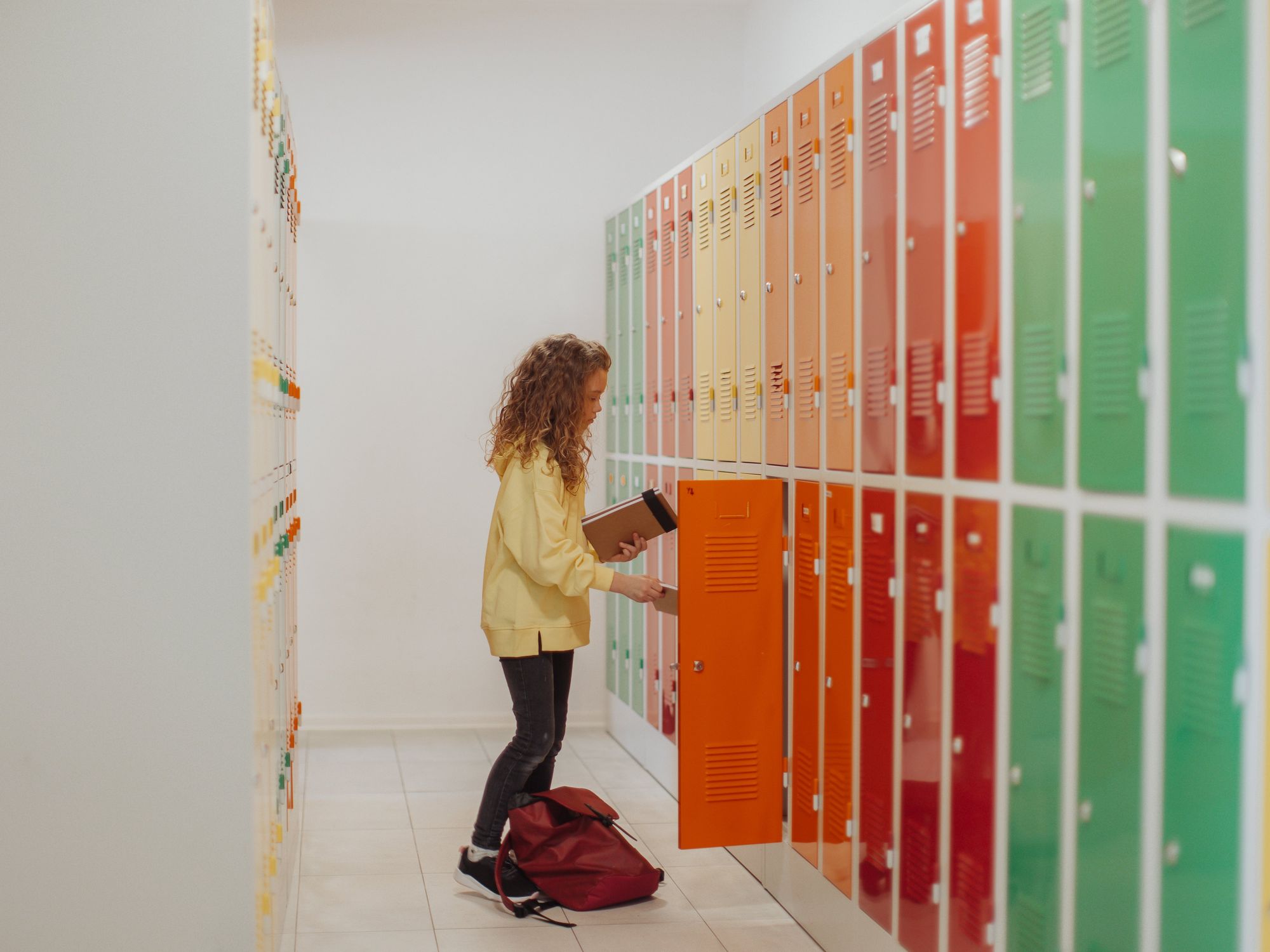 School changing room