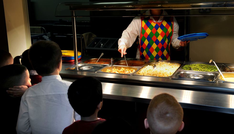 School dinners in a primary school