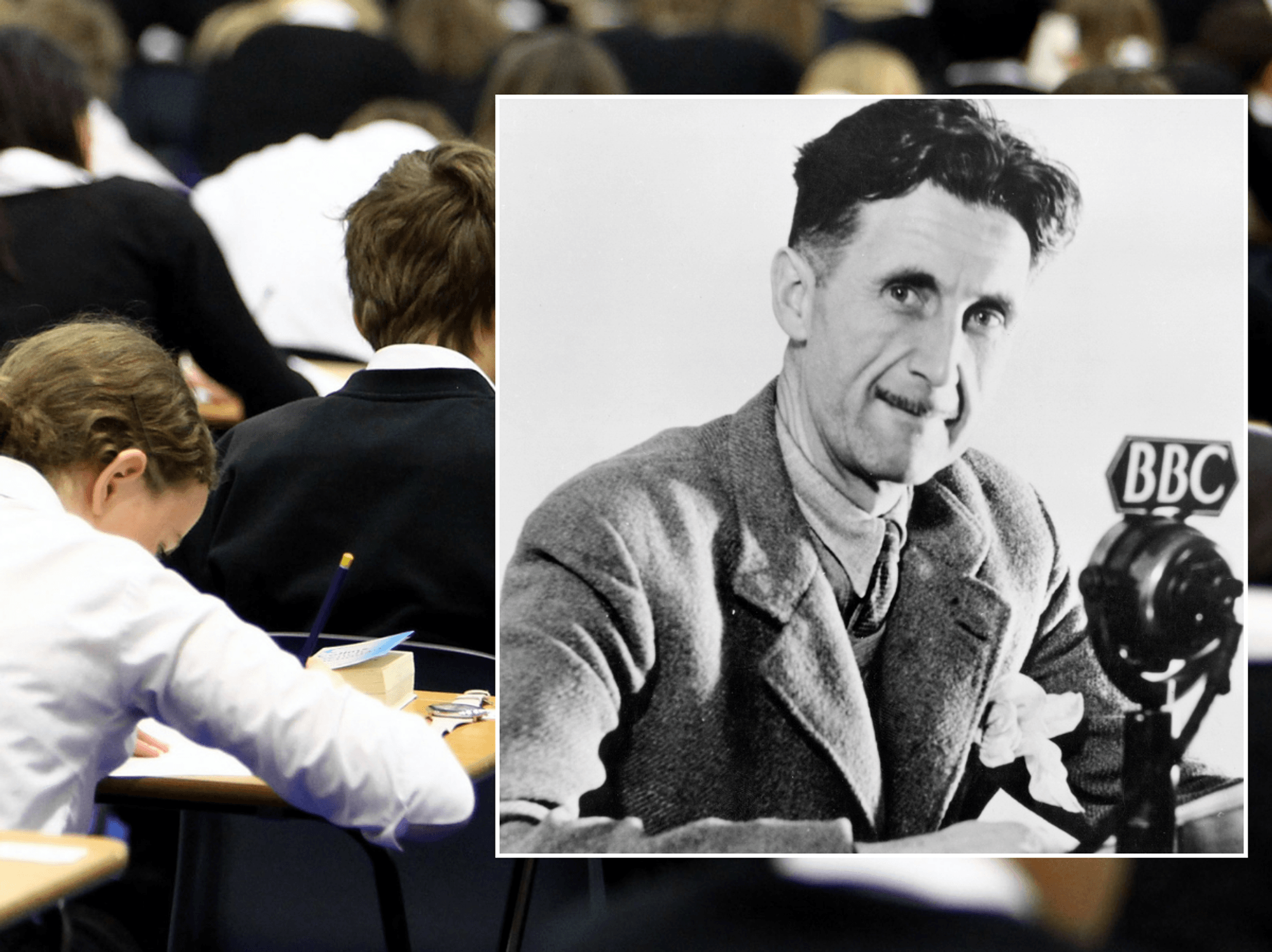 School exam board; George Orwell
