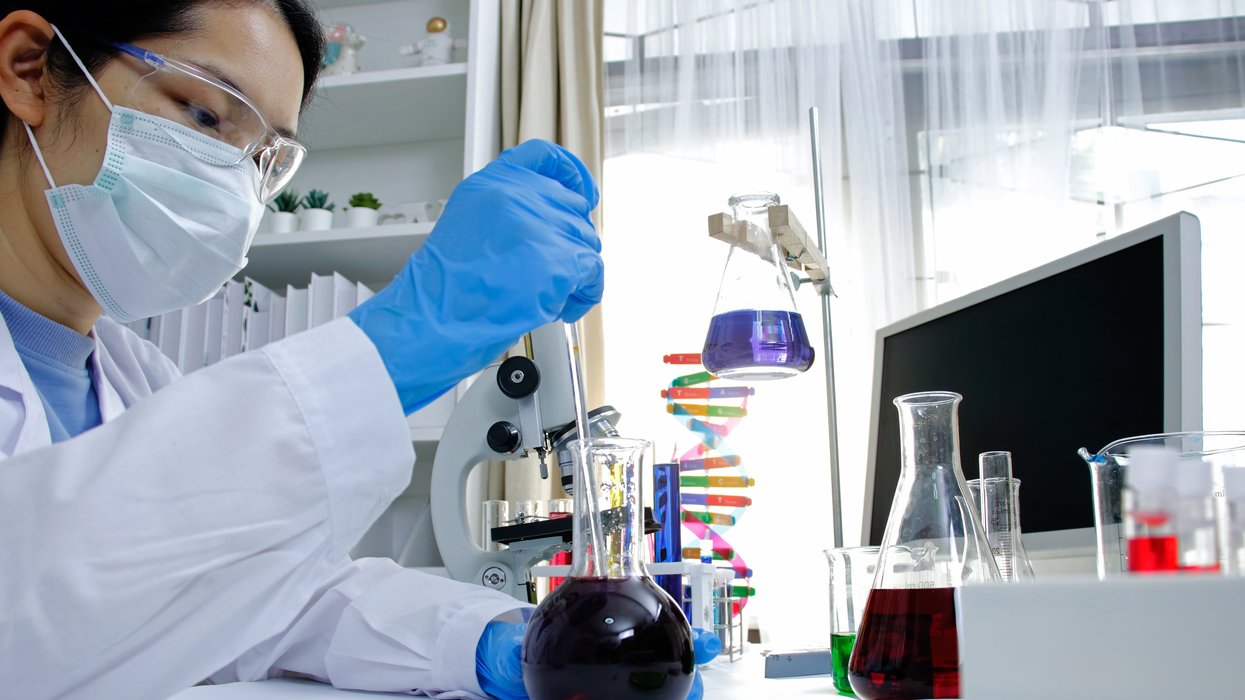 Scientist in a lab