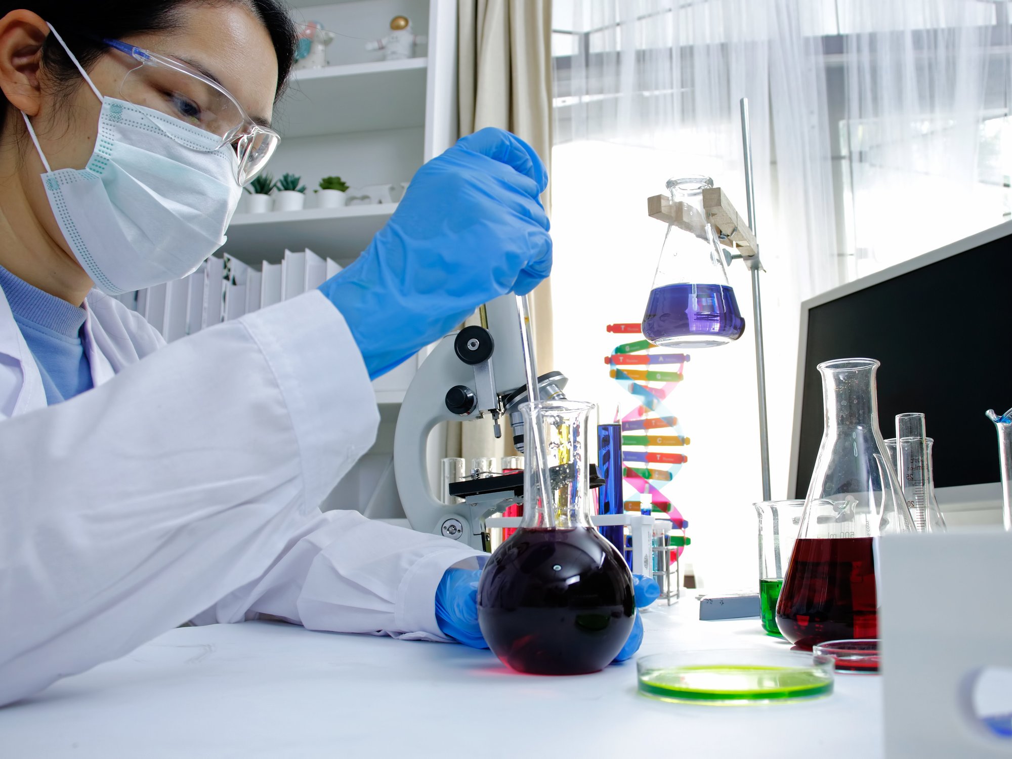 Scientist in a lab