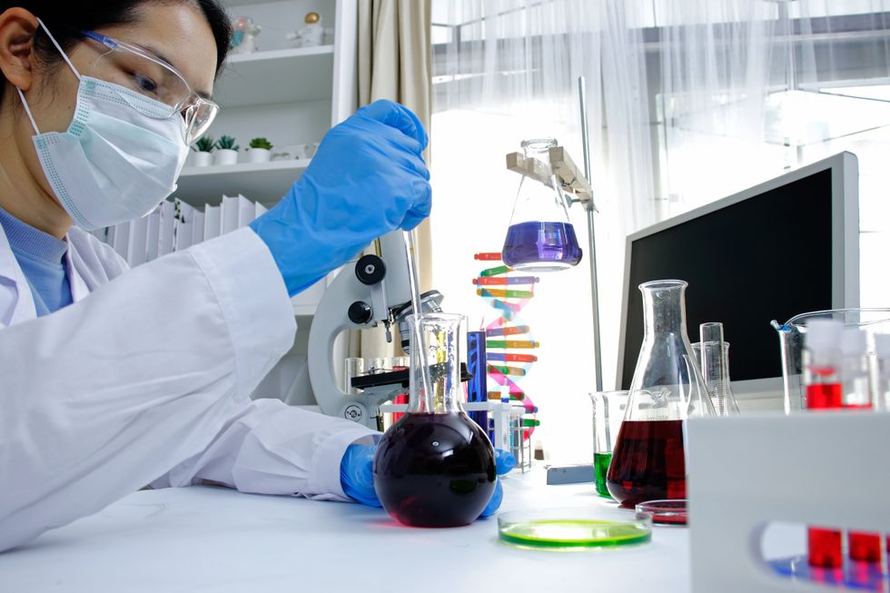 Scientist in a lab