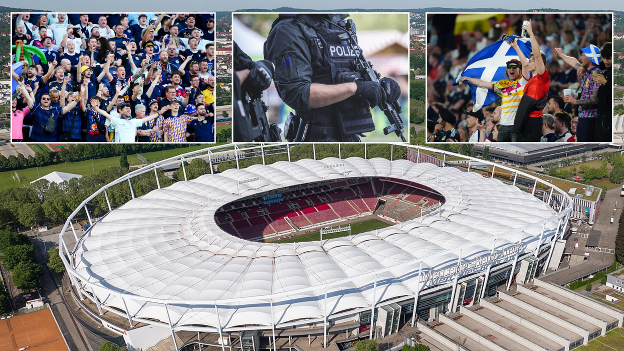 Scotland fans/Police/MHPArena