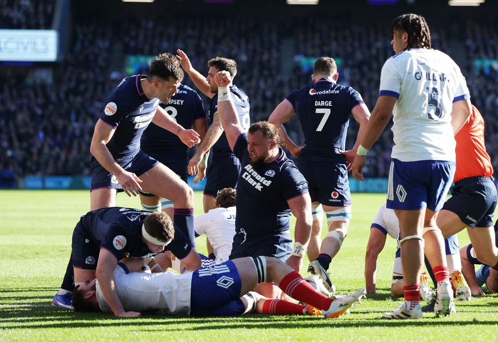 Scotland managed 40 points without reply to blow the roof off Murrayfield