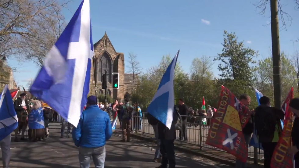 Scotland protest