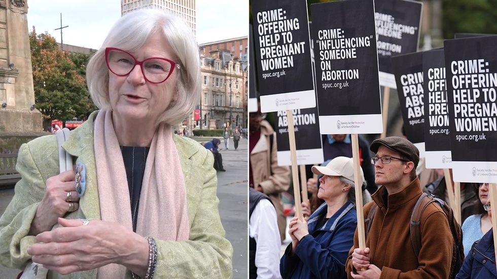 Scotland resident, abortion protesters
