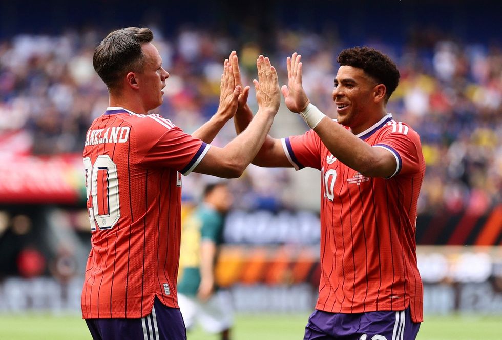 Scotland roared into a 4-0 lead against Bolivia before half-time