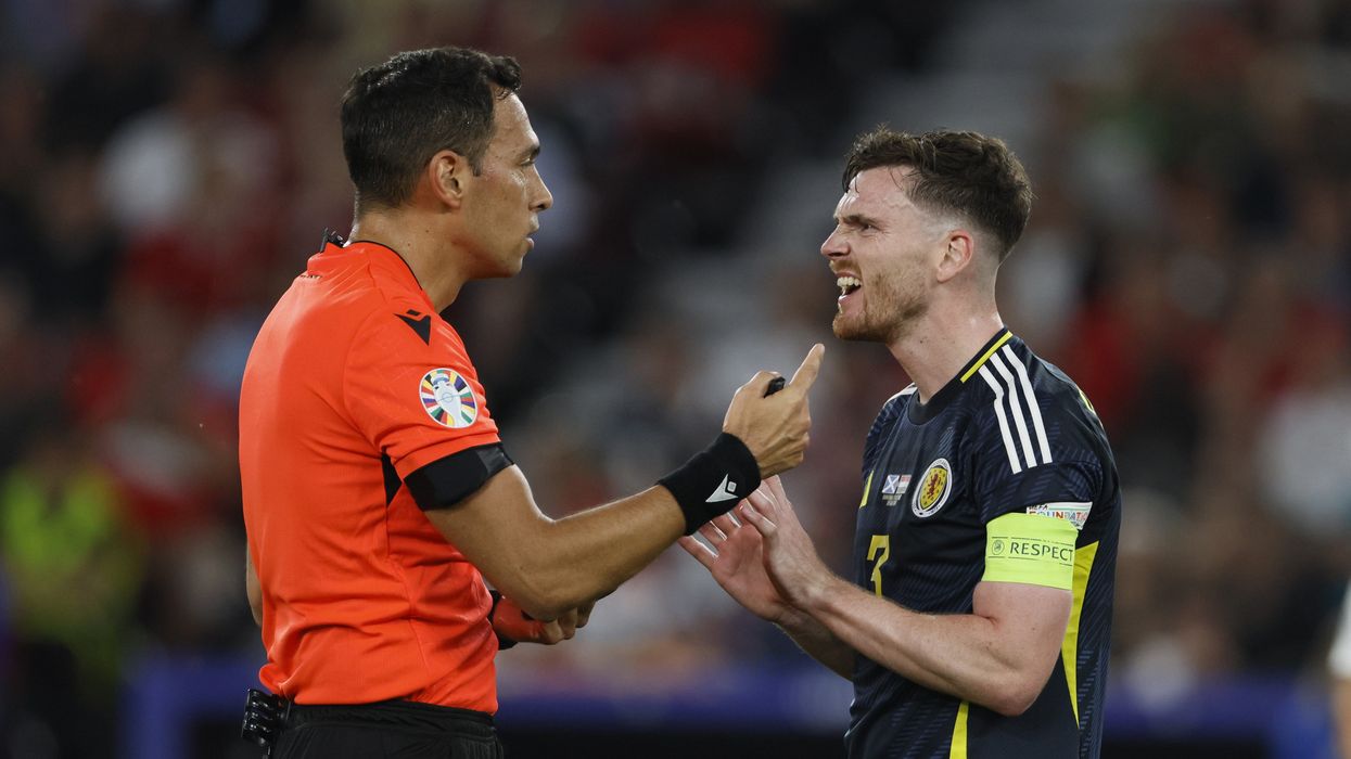 Scotland were left furious with referee Facundo Tello