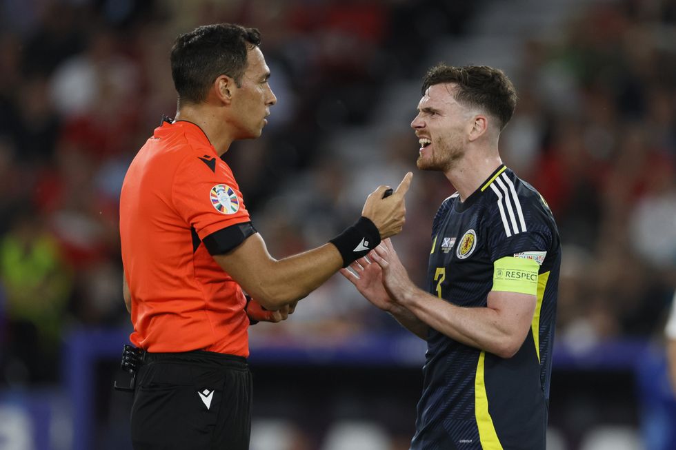 Scotland were left furious with referee Facundo Tello