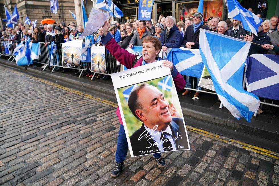 Scots mourned the passing of Alex Salmond last year