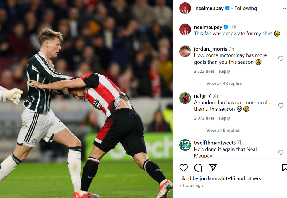 Scott McTominay and Neal Maupay