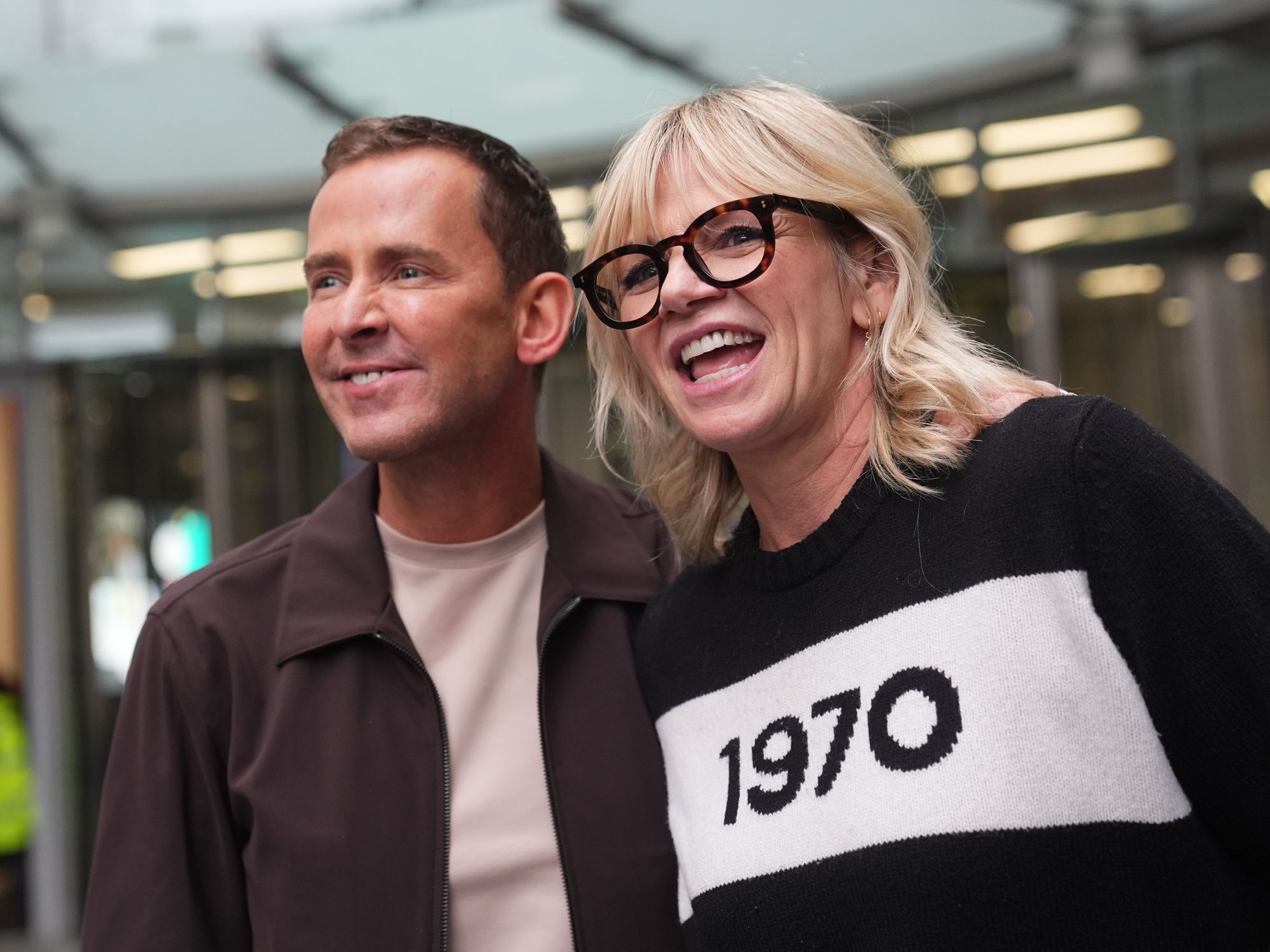 Scott Mills and Zoe Ball