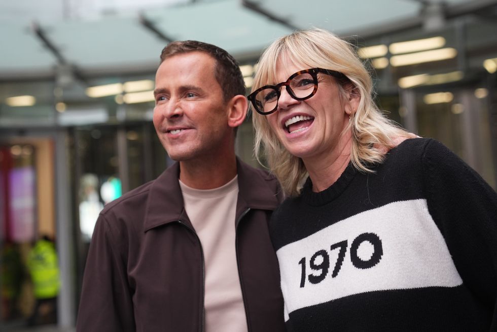 Scott Mills and Zoe Ball