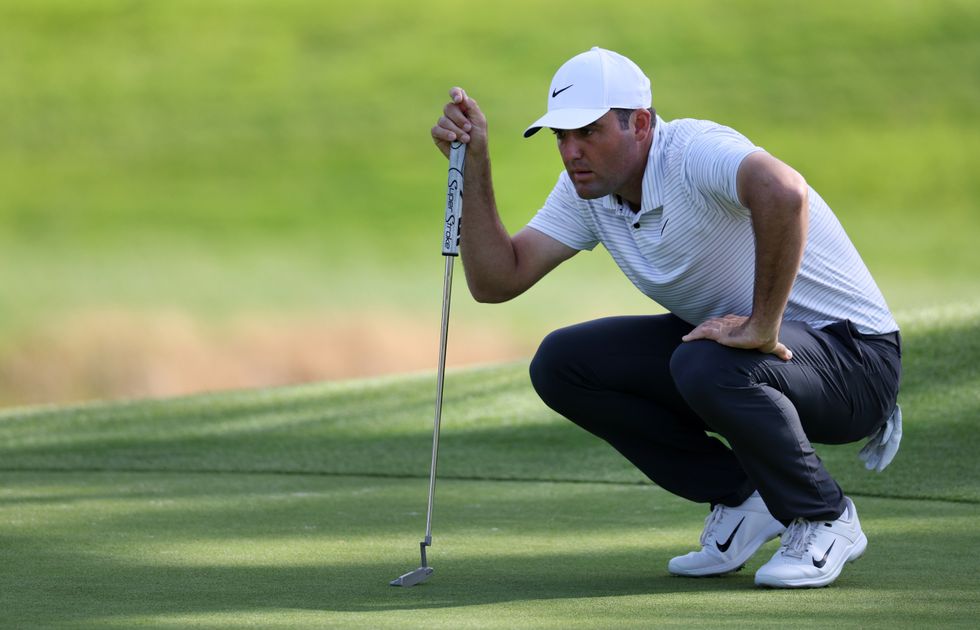 Scottie Scheffler has been struggling with the flat stick