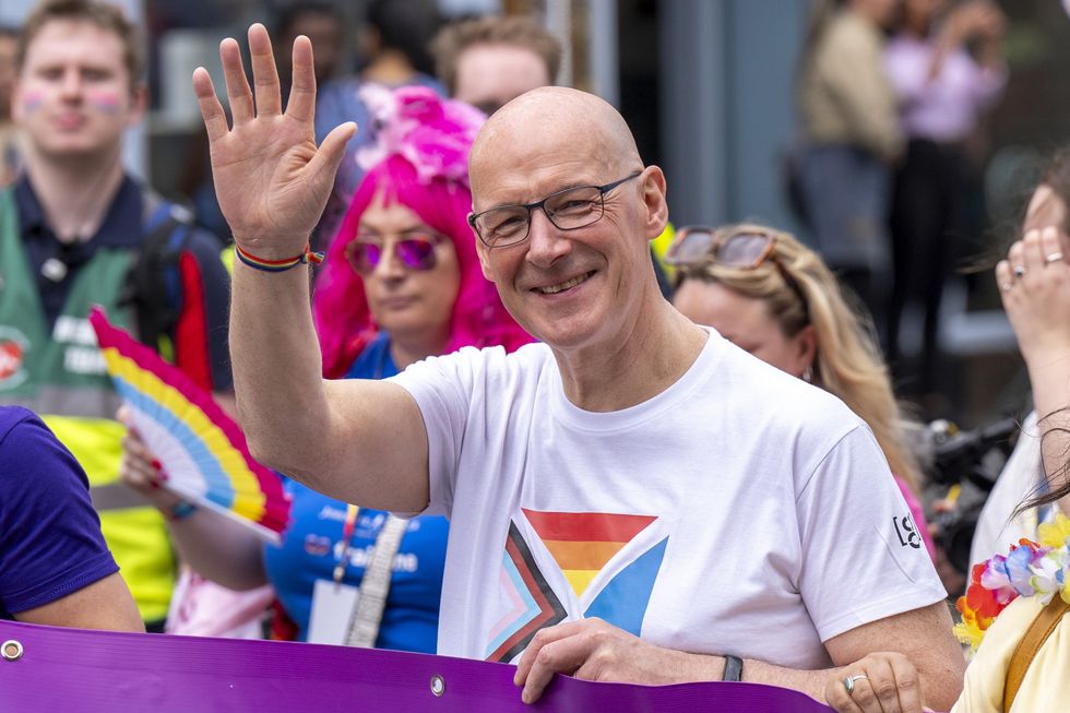 Scottish First Minister and SNP leader John Swinney during Edinburgh Pride