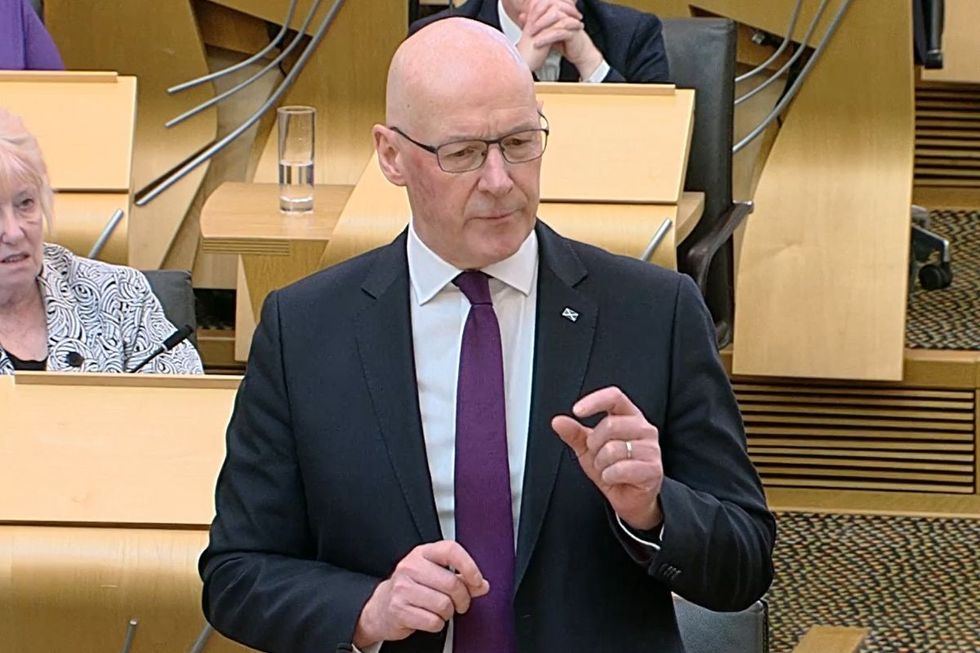 Scottish First Minister John Swinney