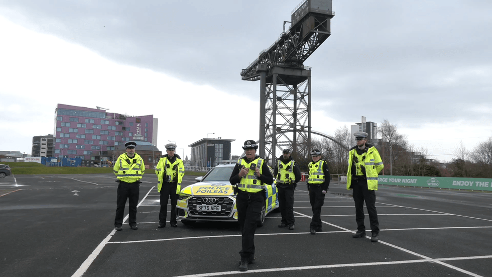 Scottish police officers