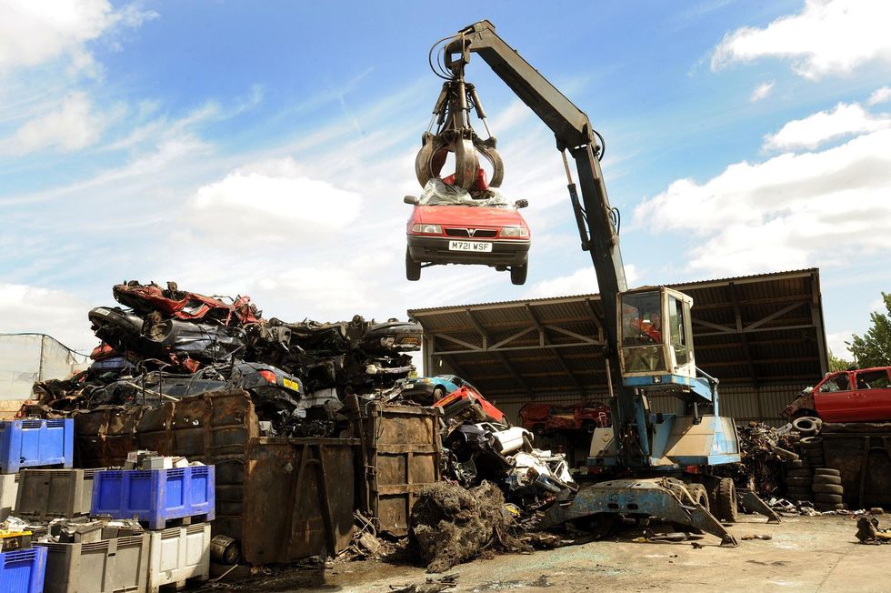 Scrap cars