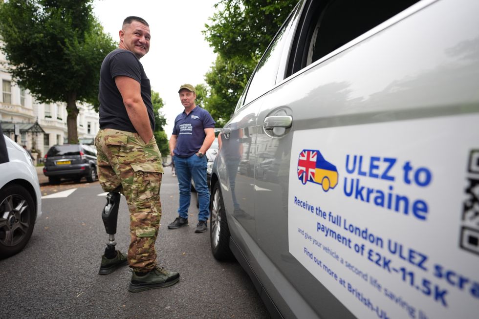 Scrapped Ulez cars being sent to Ukraine