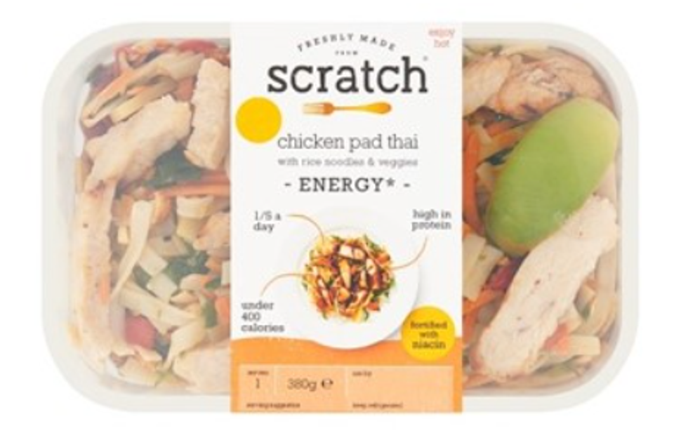 Scratch Chicken Pad Thai with Noodles & Veggies 380g