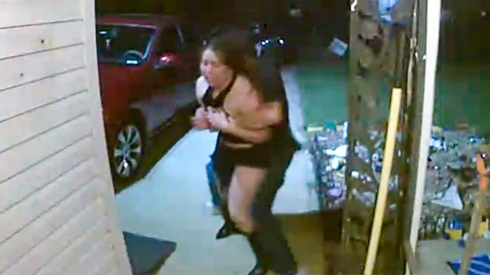 Screaming woman is 'abducted from her own doorstep'