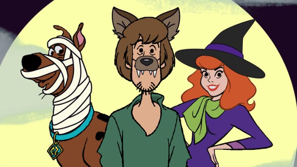 screenshot from a classic animated episode of scooby-doo