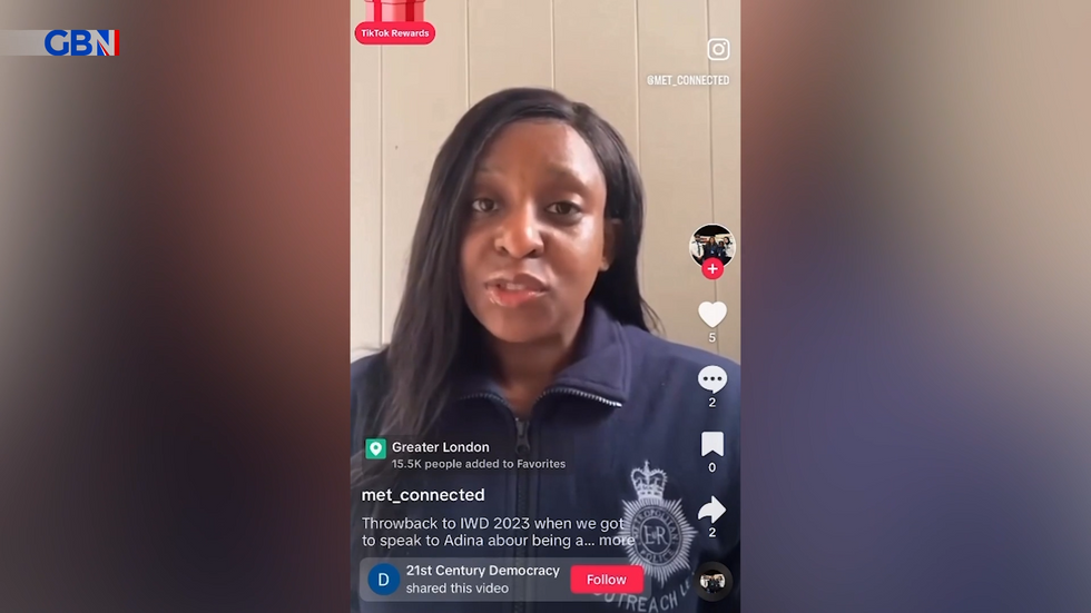 Screenshot from now-deleted Met-Connected video