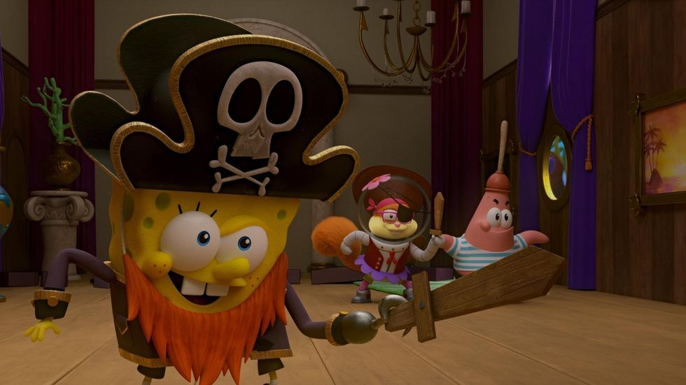 screenshot from the latest episode of Kamp Koral: SpongeBob\u2019s Under Years