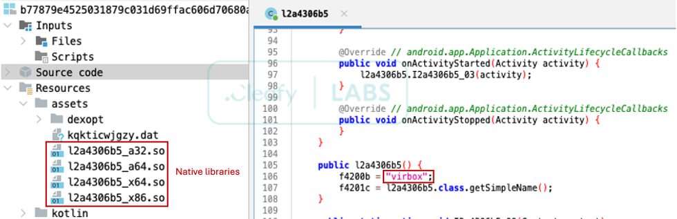 screenshot of code shown from klopatra malware