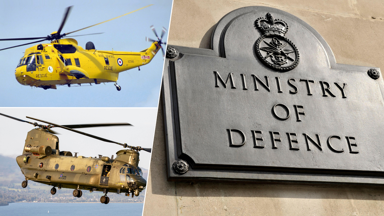 Sea King/Chinook/MoD plaque