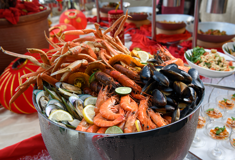 Seafood in a bowl