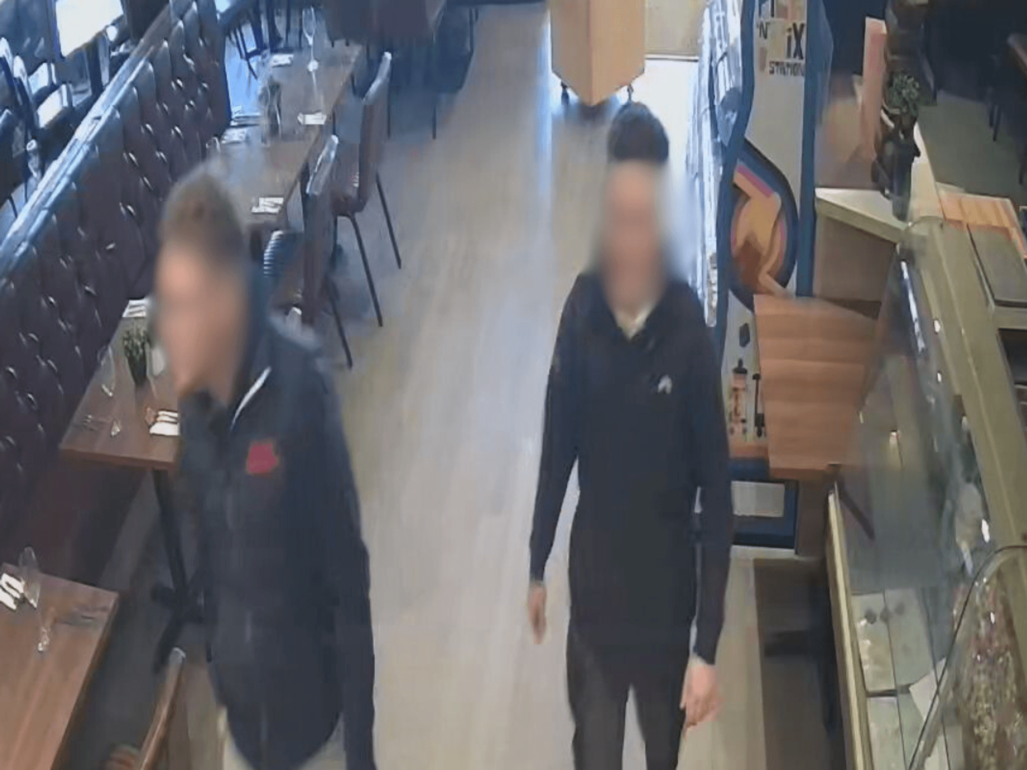Seafood restaurant thieves