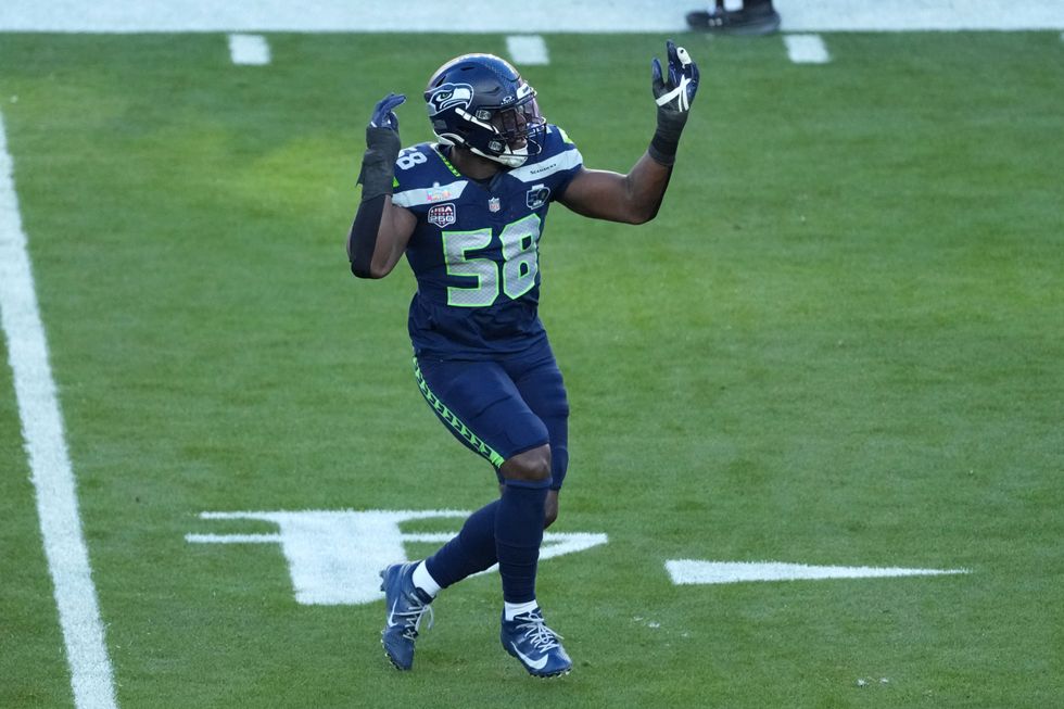 Seahawks star Derick Hall recorded two sacks to help defeat the Patriots