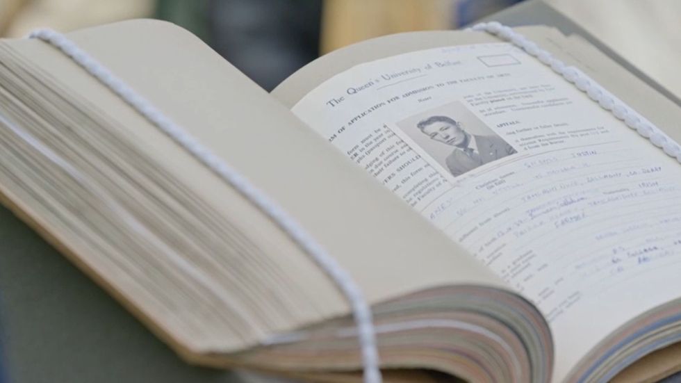 Seamus Heaney student record