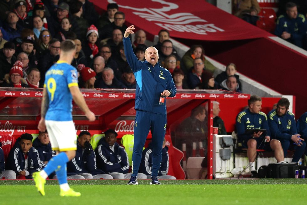 Sean Dyche was booed by Nottingham Forest fans at full-time