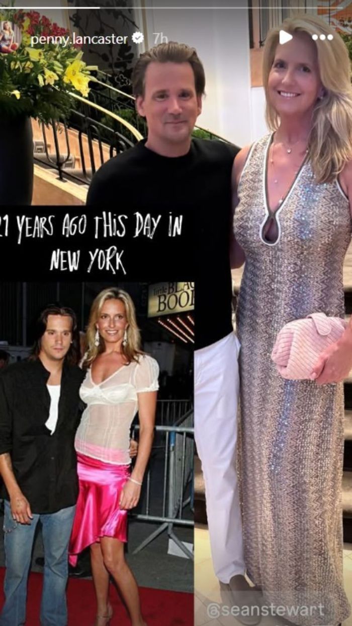 Sean Stewart and Penny Lancaster