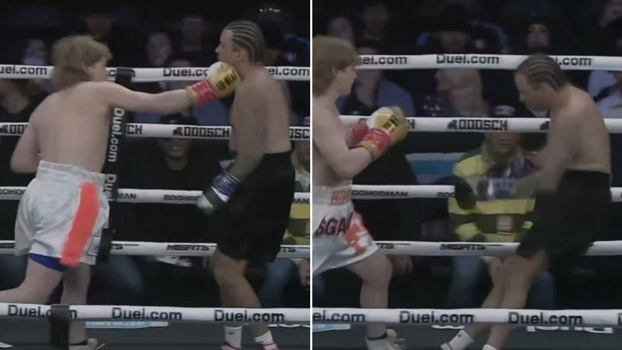 Sean Stewart was knocked out within the opening moments of his boxing debut