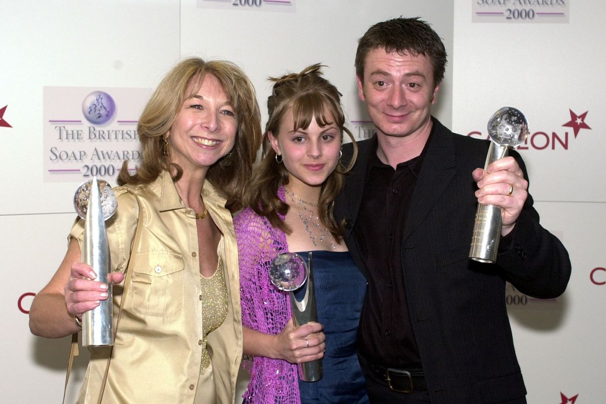 Sean Wilson, Helen Worth and Tina O'Brien