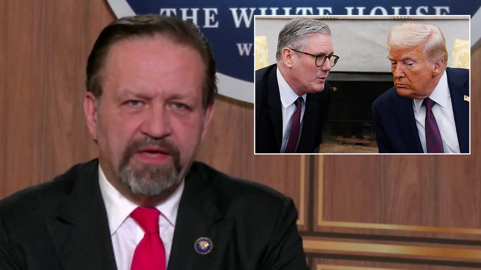 Sebastian Gorka, Keir Starmer and President Trump
