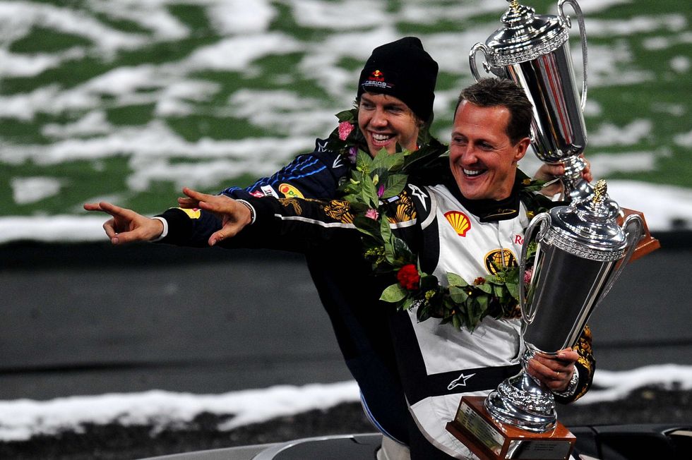 Sebastian Vettel was close to Michael Schumacher