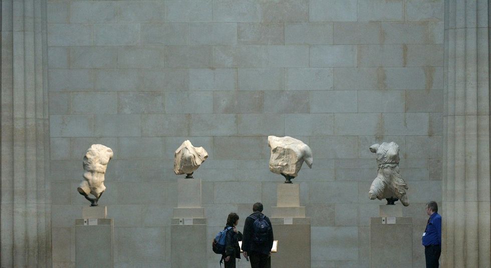 Sections of the Parthenon Marbles in London's British Museum.  The current Lord Elgin, ancestor of Lord Elgin, the British ambassador to the Ottoman Empire between 1803 and 1812 who originally brought the marbles to Britain, claimed today on BBC Radio Four's Today programme, that the Greeks could not be trusted to look after the marbles if returned to their country of origin. The British Museum, which houses the stones, has refused to hand them over despite a campaign which has been running for more than 40 years, that has recently won the backing of public figures including Dame Judi Dench, Vanessa Redgrave and Julie Christie.