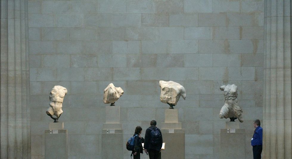 Sections of the Parthenon Marbles in London's British Museum\u200b