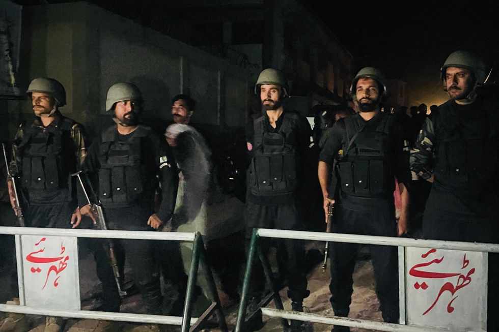 Security cordon in place in Muzaffarabad, Kashmir